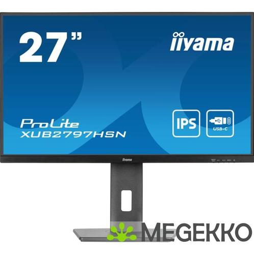 Iiyama ProLite XUB2797HSN-B1 27  Full HD 100Hz USB-C IPS, Computers en Software, Overige Computers en Software, Nieuw, Verzenden
