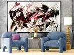 Luc Mora - In red and black - XXL, Antiek en Kunst, Kunst | Schilderijen | Modern