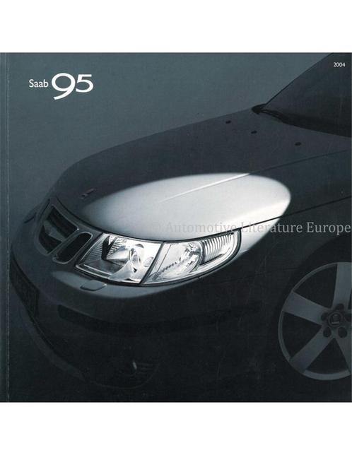 2004 SAAB 9-5 BROCHURE ENGELS, Boeken, Auto's | Folders en Tijdschriften