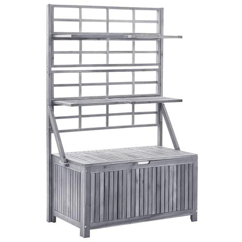 Opbergbox Acaciahout 99cm | Retour Deal | 40% Korting, Huis en Inrichting, Woonaccessoires | Kisten, 50 tot 100 cm, Nieuw, Overige houtsoorten