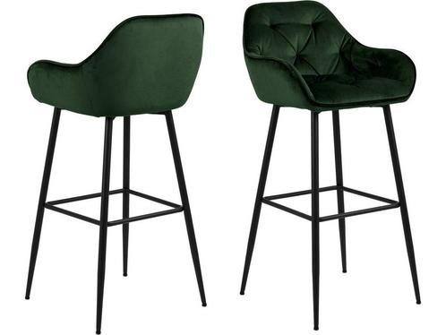 Barkruk Zion Groen - Giga Living, Huis en Inrichting, Woonaccessoires | Overige, Nieuw, Verzenden