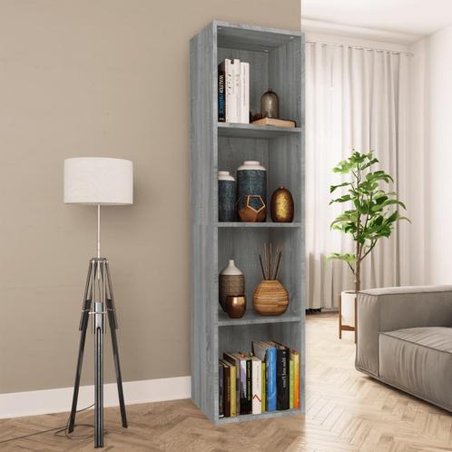 vidaXL Boekenkast / tv-meubel 36x30x143 cm grijs sonoma, Huis en Inrichting, Kasten | Boekenkasten, Nieuw, Verzenden