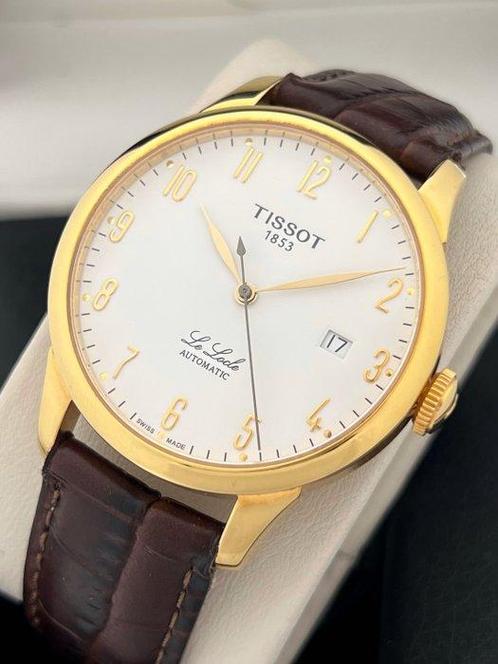 Tissot - Sans Prix de Réserve - 18K GP Automatic Le Locle -, Handtassen en Accessoires, Horloges | Heren