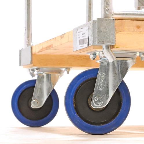 Gebruikte 2-Heks rolcontainer klemhekken + 2 nylon, Doe-het-zelf en Bouw, Transportwagens, Gebruikt, Ophalen of Verzenden