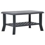 vidaXL Table basse Anthracite 90x60x46 cm Plastique, Maison & Meubles, Verzenden, Neuf