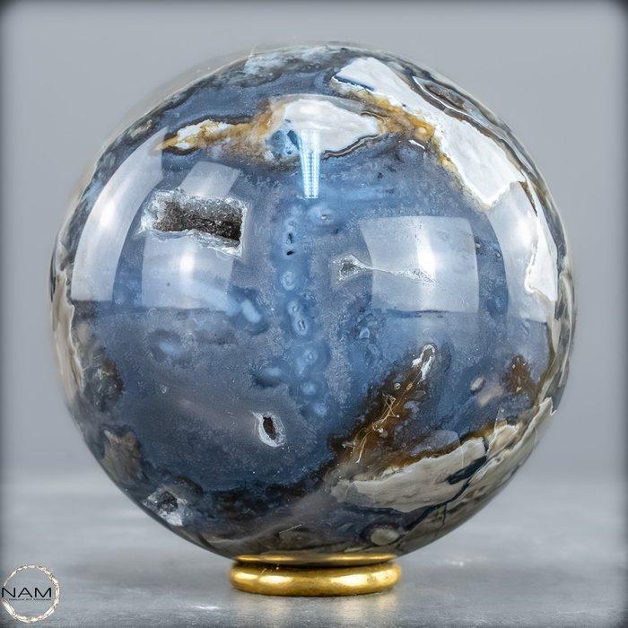 Zeldzame UV-actieve moosachat Bol met indrukwekkende, Collections, Minéraux & Fossiles