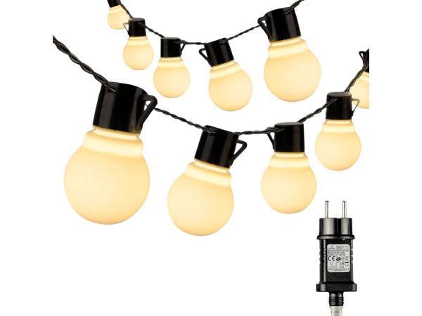 Veiling - JPro Lemon 50 Warm/Wit Lichtsnoer op Netstroom  9,, Tuin en Terras, Buitenverlichting, Nieuw