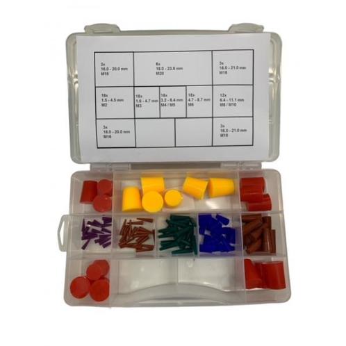 Assortiment siliconen conische stoppen 102-delig, Auto diversen, Autogereedschap, Nieuw, Verzenden
