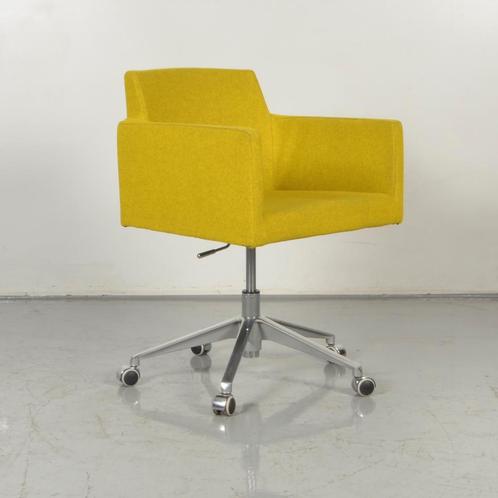 Verrijdbare vergaderstoel Frontseat - Lichtgroen, Huis en Inrichting, Stoelen, Gebruikt, Ophalen of Verzenden