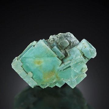 Très rare ! ANCIEN DÉCOUVERTE de fluorite vert turquoise, Collections