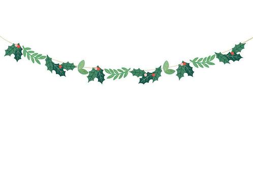 Kerst Slinger Hulst 1,5m, Hobby en Vrije tijd, Feestartikelen, Nieuw, Verzenden