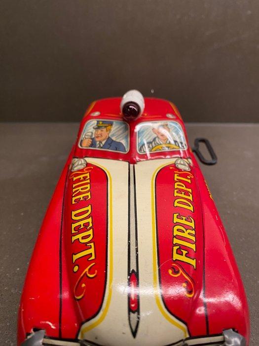 Marx - Fire Dept Chief - Opwindbaar blikken speelgoed -, Antiquités & Art, Antiquités | Jouets
