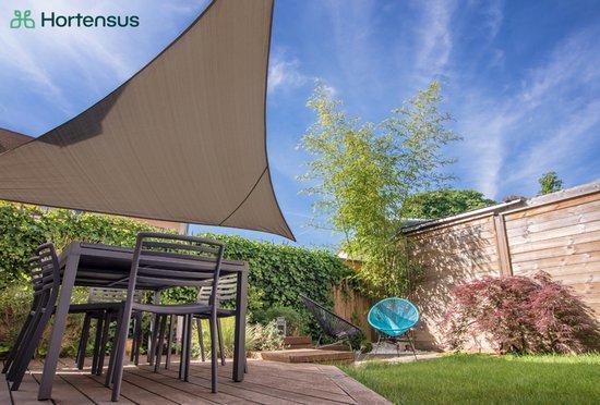 2dekans | Hortensus - Driehoekige of vierkante schaduwdoek, Tuin en Terras, Zonneschermen, Ophalen of Verzenden