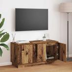vidaXL TV-kast met LED Oud Hout 100 x 38 x 49 cm Bewerkt, Verzenden, Nieuw