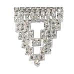 Broche Platina - 1.83ct. tw. - Diamant - Art Deco 1920