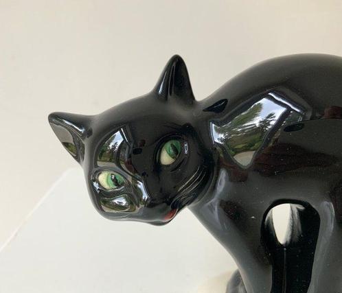 Goebel - Brezel Katze - sculptuur, Schwarzer Kater - 27 cm -, Antiek en Kunst, Kunst | Designobjecten