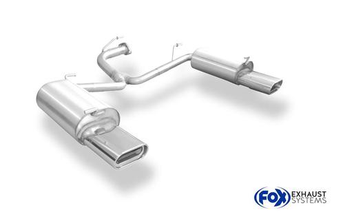 FOX Toyota Avensis T25 Benzine - Stationwagen Einddemper rec, Auto-onderdelen, Uitlaatsystemen, Nieuw, Verzenden
