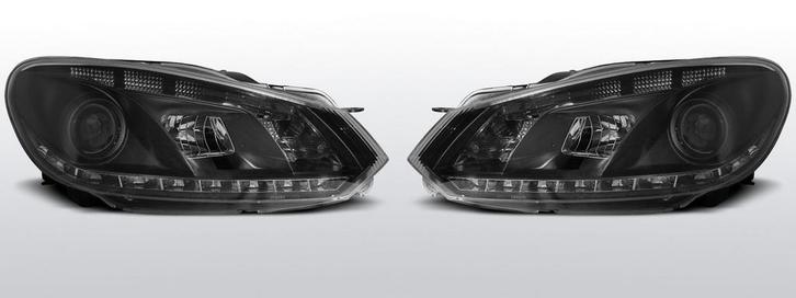 Koplampen Real DRL | Volkswagen Golf VI 2008-2012 | met vers, Auto-onderdelen, Verlichting, Nieuw, Volkswagen, Verzenden