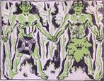 Spotprent over de gelijkschakeling in Nazi-Duitsland, Antiek en Kunst, Kunst | Litho's en Zeefdrukken, Verzenden