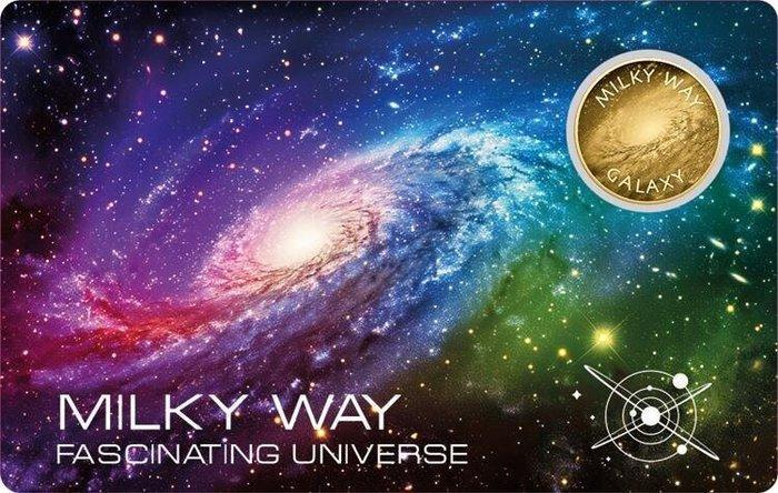 Tsjaad. 3000 francs 1/1000 oz 999 Fine Gold Milky Way Coin, Postzegels en Munten, Edelmetalen en Baren