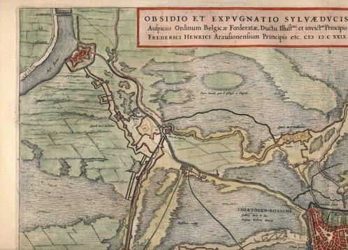 Pays-Bas - Den Bosch; Johan Blaeu - Obsidio et Expugnatio, Boeken, Atlassen en Landkaarten