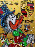 Moontje - Scrooge wants Porsche!  Gold Edition., Antiquités & Art, Art | Peinture | Moderne