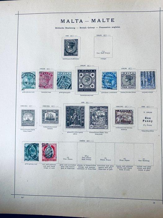 Wereld - Collectie / Uitzoeker Malta + België op Oude, Timbres & Monnaies, Timbres | Amérique