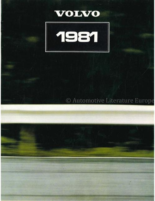 1981 VOLVO PROGRAMMA BROCHURE NEDERLANDS, Livres, Autos | Brochures & Magazines
