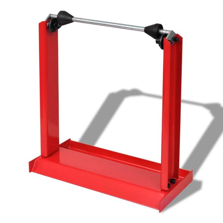 vidaXL Motorfiets wiel balanceerder rood, Auto diversen, Autogereedschap, Nieuw, Verzenden