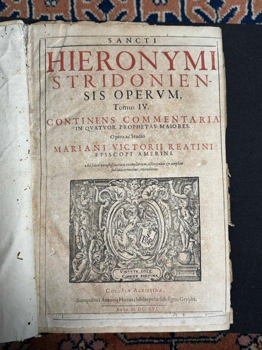 San Girolamo, Opera Omnia – Tomi IV–IX con indice – Coloniae, Antiek en Kunst, Antiek | Boeken en Manuscripten