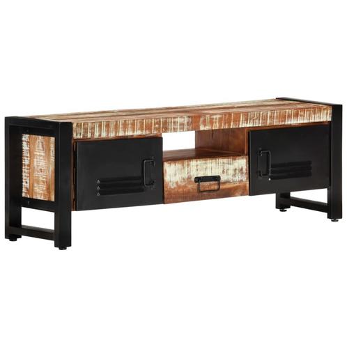 vidaXL Tv-meubel 120x30x40 cm massief gerecycled hout, Maison & Meubles, Armoires | Mobilier de télévision, Envoi