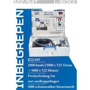 Kitpro basso b22/64t tacker t-nagelapparaat voor brede t-kop, Doe-het-zelf en Bouw, Gereedschap | Overige machines