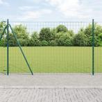 vidaXL Euro Fence met 7 flenspalen 1.5x10 m gegalvaniseerd, Tuin en Terras, Tuinhekken en Hekwerk, Verzenden, Nieuw
