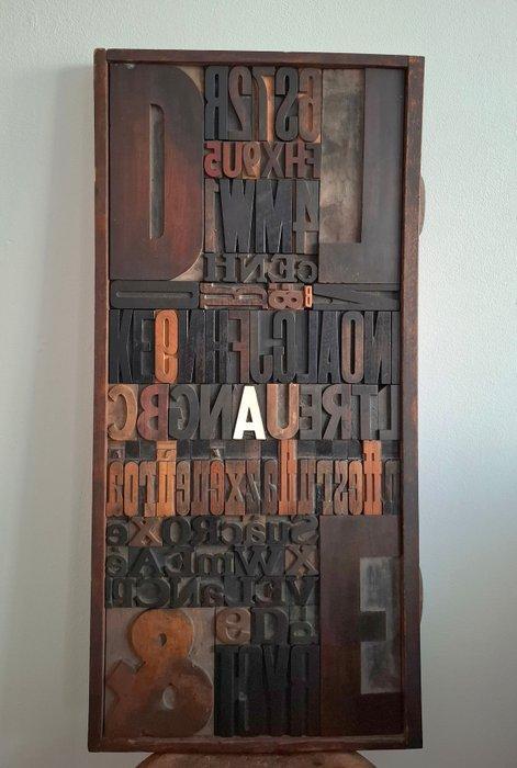 Blocs dimpression (96) - Pays-Bas - Letterbak drukletters, Antiquités & Art, Antiquités | Assiettes décoratives & Carrelages