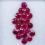 19 pcs  Rood Robijn  - 1.97 ct - Instituto Gemólogico, Handtassen en Accessoires, Edelstenen, Nieuw