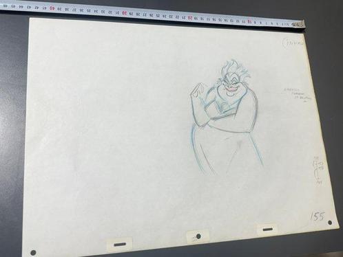 Walt Disney - Dessin original de lanimation d Ursula, Boeken, Strips | Comics