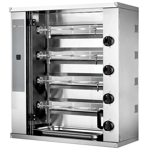 Kippengrill | SMALL | Gas | 4 Spitten | 12 Kippen | 13.6kW, Zakelijke goederen, Horeca | Keukenapparatuur, Nieuw in verpakking