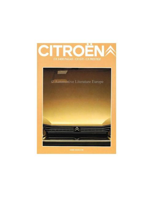 1981 CITROËN CX BROCHURE FRANS, Livres, Autos | Brochures & Magazines
