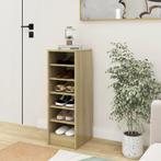 vidaXL Schoenenkast 31,5x35x90 cm bewerkt hout sonoma, Huis en Inrichting, Kasten | Schoenenkasten, Verzenden, Nieuw