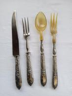 Couverts de service à salade (4) - Argent 950 - 1900-1910,