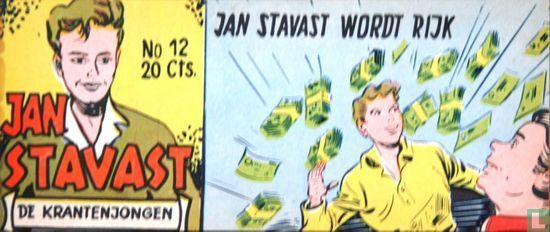 Jan Stavast [Virgola] - Jan Stavast wordt rijk - 1954, Livres, BD, Envoi