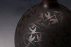 [Gratis verzending] Banko-Yaki vaas met gelukkige