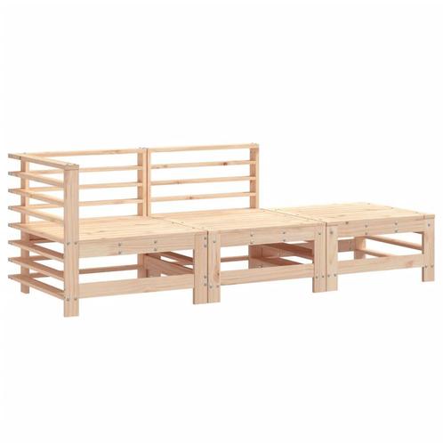 Loungeset Massief Grenen - Retour Deal - Perfect voor DIY!, Tuin en Terras, Tuinsets en Loungesets, Nieuw, Hout, Loungeset, 4 zitplaatsen