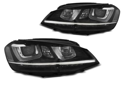 VW GOLF 7 U-TYPE Black DRL Dynamisch Knipperlicht 2e kans, Auto-onderdelen, Verlichting, Gebruikt, Volkswagen, Verzenden