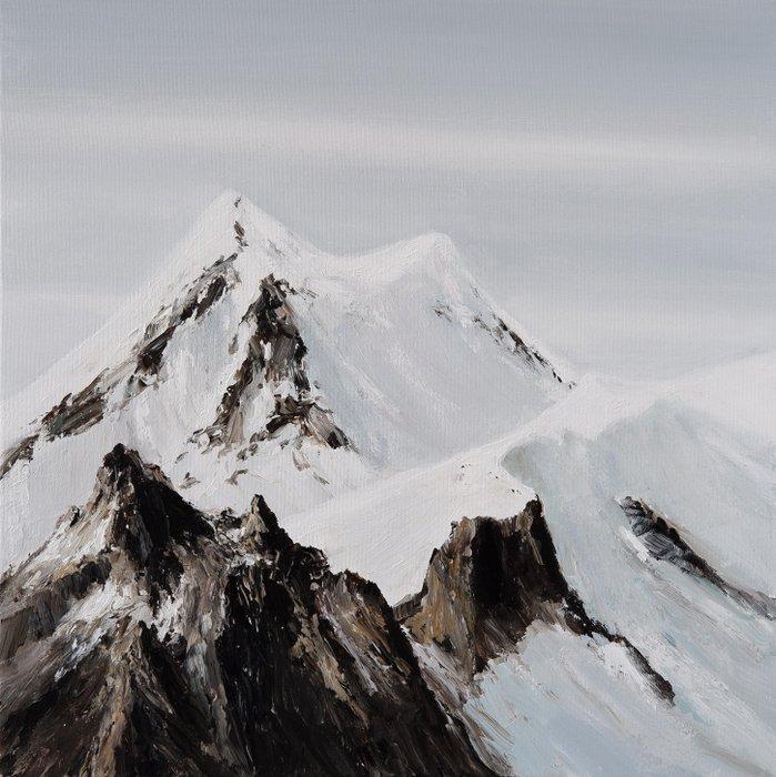 Matthieu van Riel - The Alps, Antiek en Kunst, Kunst | Schilderijen | Modern