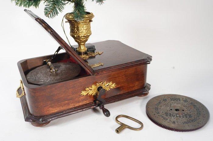 Muziekdoos - Duitsland - 1850-1900 - Kerstboom Kalliope, Antiek en Kunst, Antiek | Klokken