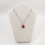 Koraal - Argento 925 - Ketting met hanger - Italiaans, Verzamelen, Mineralen en Fossielen