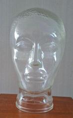 Buste, Persglazen vrouwenhoofd - 26 cm - Verre, Antiek en Kunst