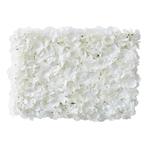 Witte Wanddecoratie Bloemen 63cm, Nieuw, Verzenden
