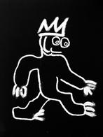 Pixa (1971) - Crowned Figure in Motion | acrylic on canvas